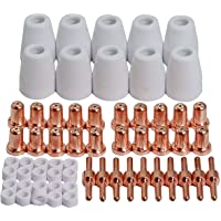Plasma del aire del cortador corte Consumibles Extended Ajuste PT-31 LG40 antorcha de corte 50D- 60pcs
